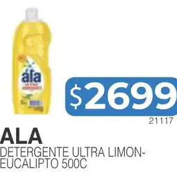Masivos Ala detergente ultra limon-eucalipto 500c oferta
