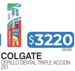 Masivos Colgate cepillo dental triple accion oferta