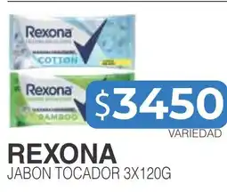 Masivos Rexona jabon tocadador oferta