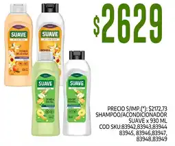 Supermercados Yaguar Suave shampoo/acondicionador oferta