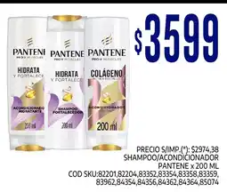 Supermercados Yaguar Pantene shampoo/acondicionador oferta