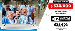 Supermayorista Vital Rca smart tv 40" android oferta