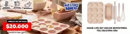 Supermayorista Vital Home life set molde repostería tzli silicona oferta