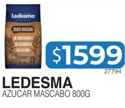Masivos Ledesma azucar mascabo oferta