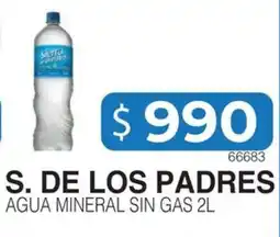 Masivos S. de los padres agua mineral sin gas oferta
