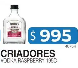 Masivos Criadores vodka raspberry oferta