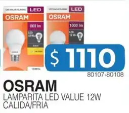 Masivos Osram lamparita led value calida/fria oferta