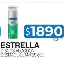 Masivos Estrella discos algodon desmaquillantes oferta