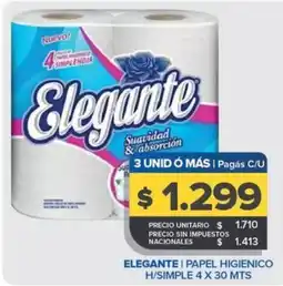 Carrefour Maxi Elegante papel higienico oferta