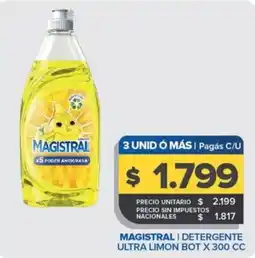 Carrefour Maxi Magistral detergente ultra limon bot oferta