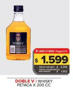 Carrefour Maxi Doble-v whisky anejo oferta