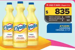 Carrefour Maxi Ayudin lavandina original oferta