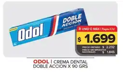 Carrefour Maxi Odol crema dental doble accion oferta