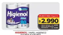 Carrefour Maxi Higienol papel higienico oferta
