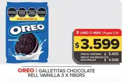 Carrefour Maxi Oreo galleta de leche original oferta
