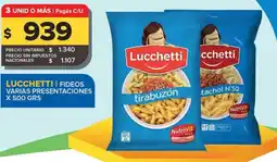 Carrefour Maxi Lucchetti fideos varias presentaciones oferta