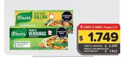 Carrefour Maxi Knorr caldo sabor gallina knorr caldo de verduras oferta