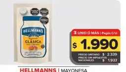 Carrefour Maxi Hellmanns mayonesa clásica oferta