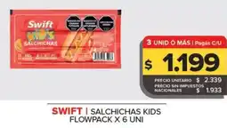 Carrefour Maxi Swift salchichas kids oferta