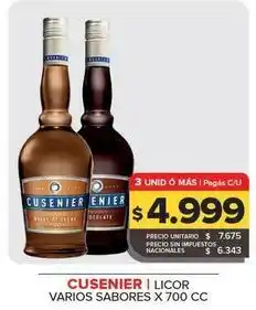 Carrefour Maxi Cusenier - licor oferta