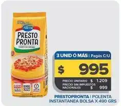 Carrefour Maxi Arcor - prestopronta polenta instantanea oferta