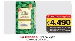 Carrefour Maxi La merced - yerba mate campo oferta