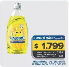 Carrefour Maxi Magistral - detergente ultra limon oferta