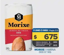 Carrefour Maxi Morixe - harina oferta