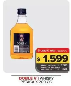 Carrefour Maxi Doble v - whisky petaca oferta