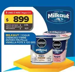 Carrefour Maxi Milkaut - yogur cremoso oferta
