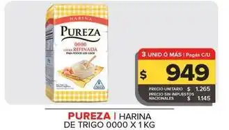 Carrefour Maxi Pureza - harina de trigo oferta