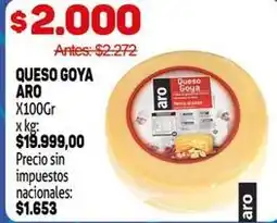 Makro Aro - queso goya aro x100gr oferta