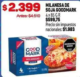 Makro Good - milanesa de soja oferta