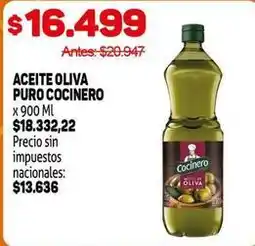 Makro Cocinero - aceite oliva puro oferta