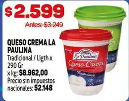 Makro La paulina - queso crema oferta