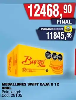Maxiconsumo Swift medallones caja oferta