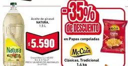 Cooperativa Obrera Natura - aceite de girasol oferta