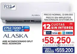 Carrefour Alaska aire acondicionado split oferta