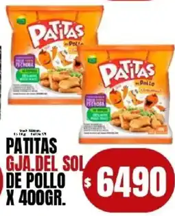 Supermercados Mariano Max Patitas gja.del sol de pollo oferta