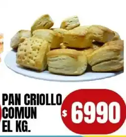 Supermercados Mariano Max Pan criollo comun oferta