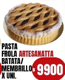 Supermercados Mariano Max Artesanatta pasta frola batata/ membrillo oferta