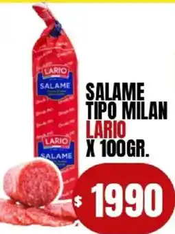 Supermercados Mariano Max Lario salame tipo milan oferta