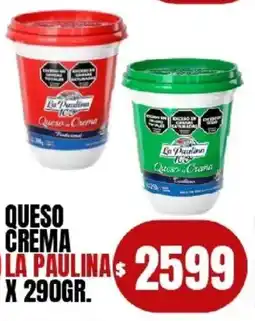Supermercados Mariano Max La paulina queso crema oferta