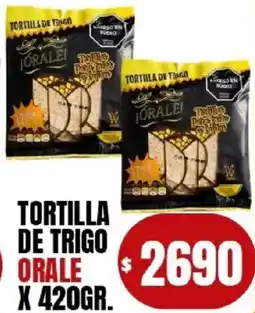 Supermercados Mariano Max Orale tortilla de trigo oferta
