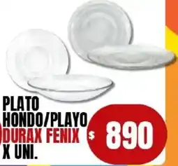 Supermercados Mariano Max Durax fenix plato hondo/playo oferta