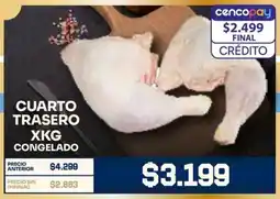 Makro Cuarto trasero xkg congelado oferta