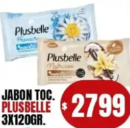Supermercados Mariano Max Plusbelle jabon toc. oferta