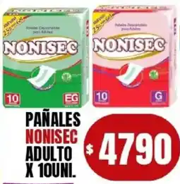 Supermercados Mariano Max Nonisec pañales adulto oferta