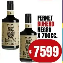 Supermercados Mariano Max Buhero fernet negro oferta