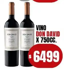 Supermercados Mariano Max Don david vino oferta